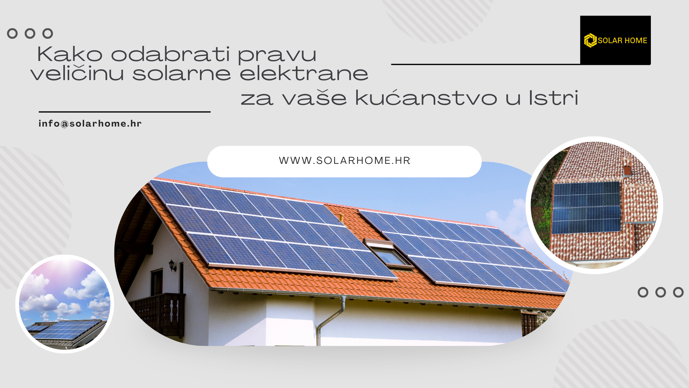 Kako odabrati pravu veličinu solarne elektrane za vaše kućanstvo u Istri