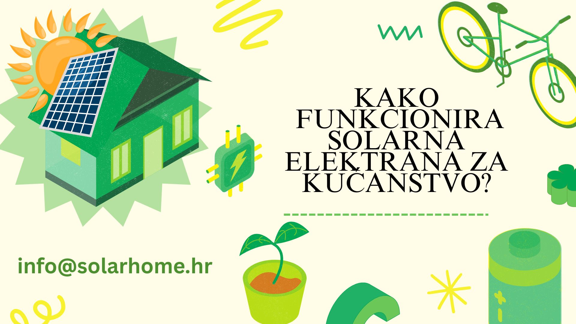 Kako funkcionira solarna elektrana za kućanstvo?