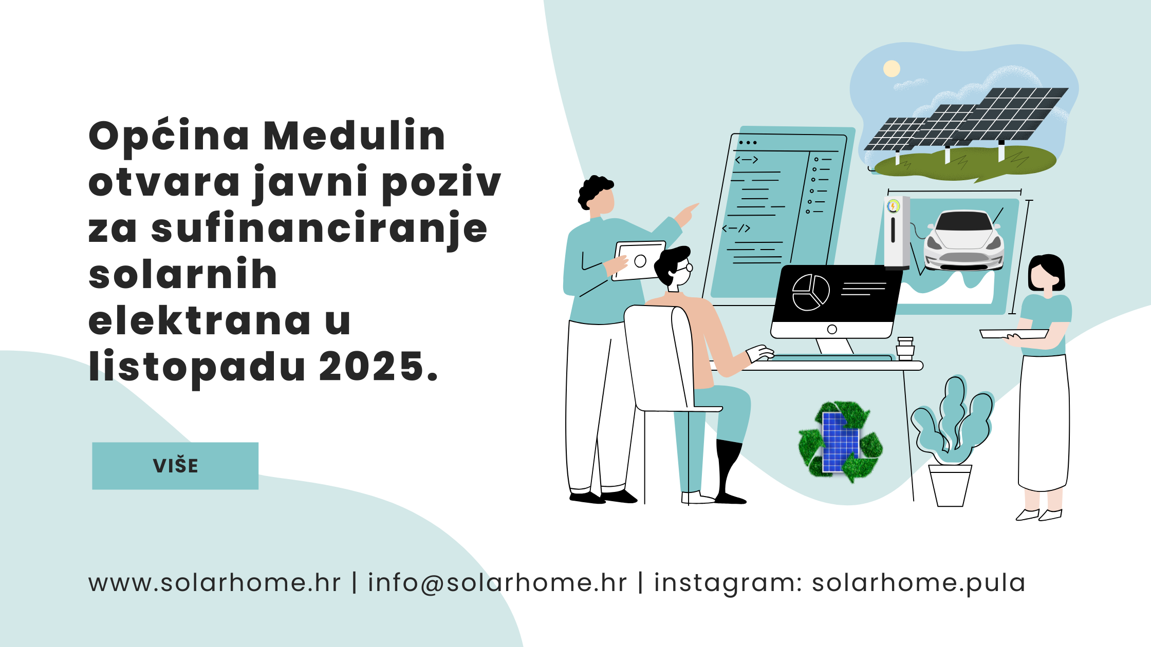Općina Medulin otvorila savjetovanje o javnom pozivu za sufinanciranje solarnih elektrana i drugih mjera