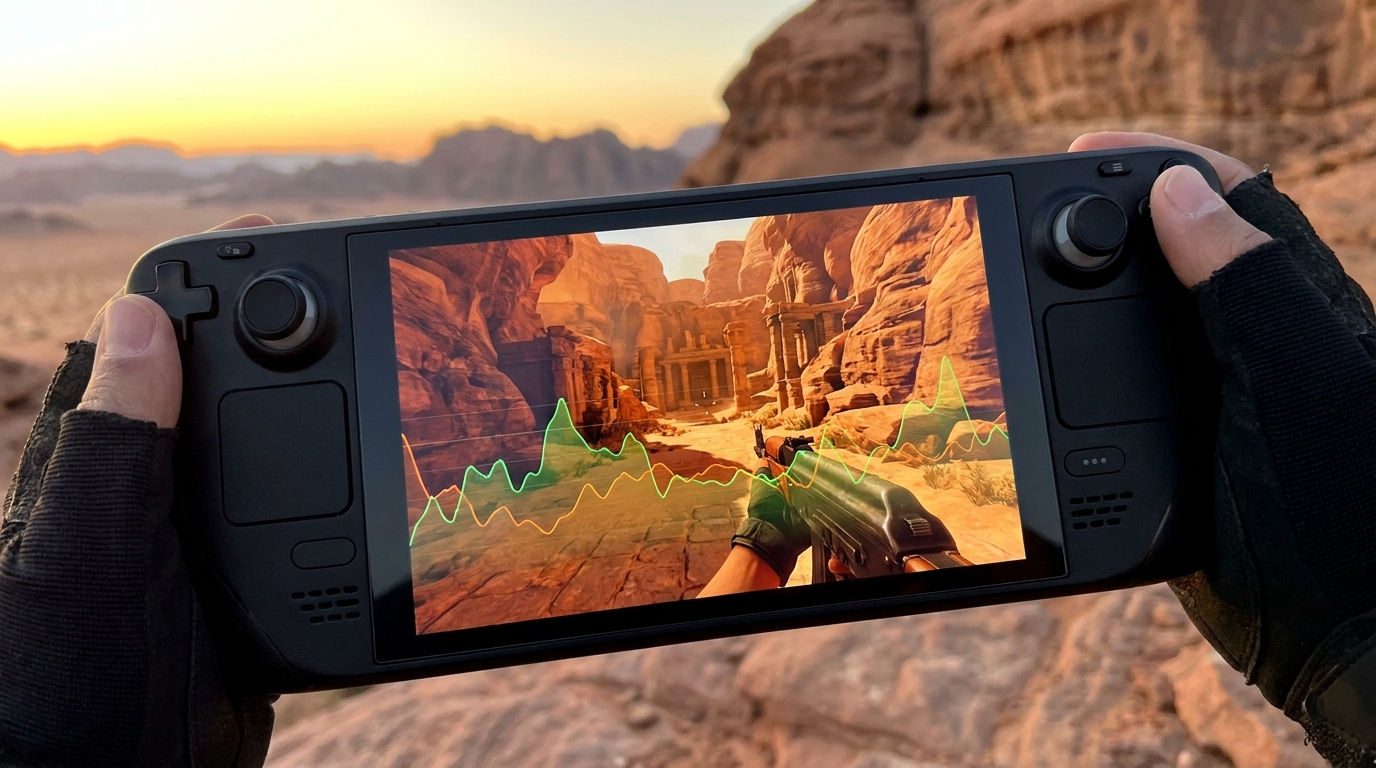Conceptual view of optimizing performance and battery on a handheld